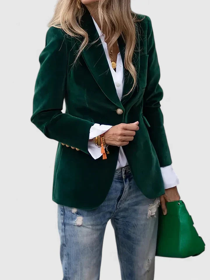 Valerie | Elegantní sametové sako