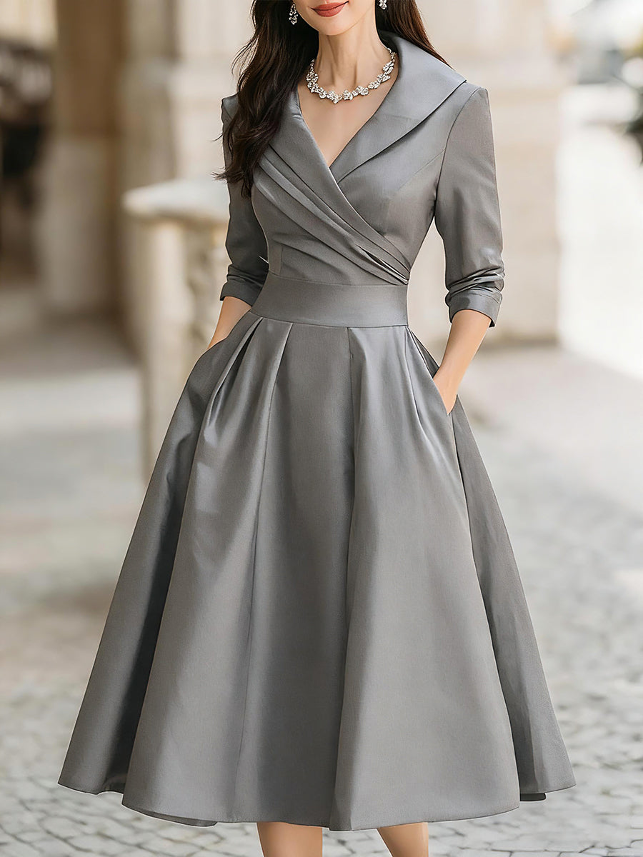 Dharmay | Elegantní midi šaty