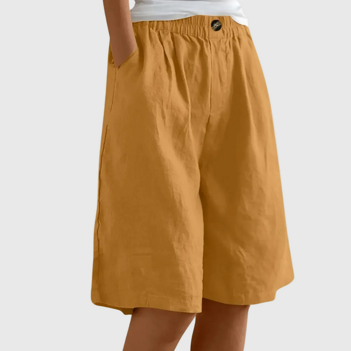 ATELIER | Pantaloni Corti Ampi con Vita Elastica Ella