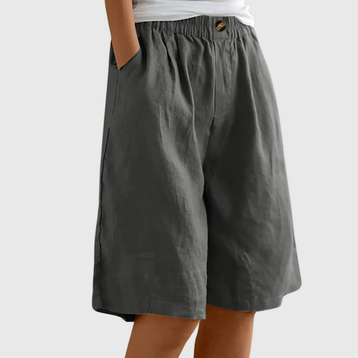 ATELIER | Pantaloni Corti Ampi con Vita Elastica Ella