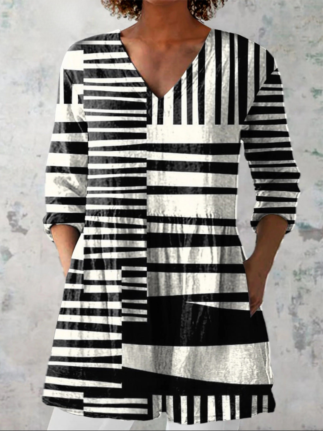 Sophie | Blusa Lunga con Scollo a V