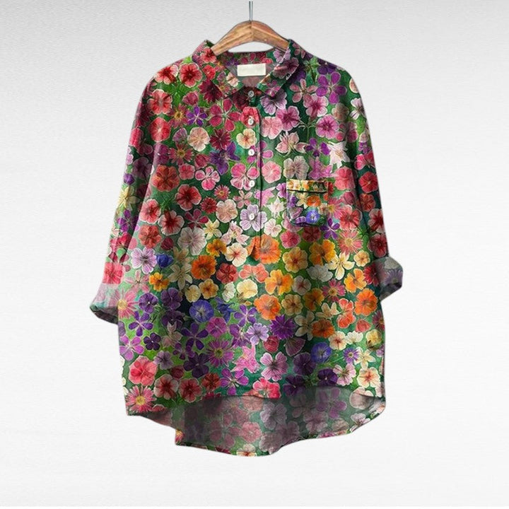 Thérèse | Elegante Blusa de Verano en Lino