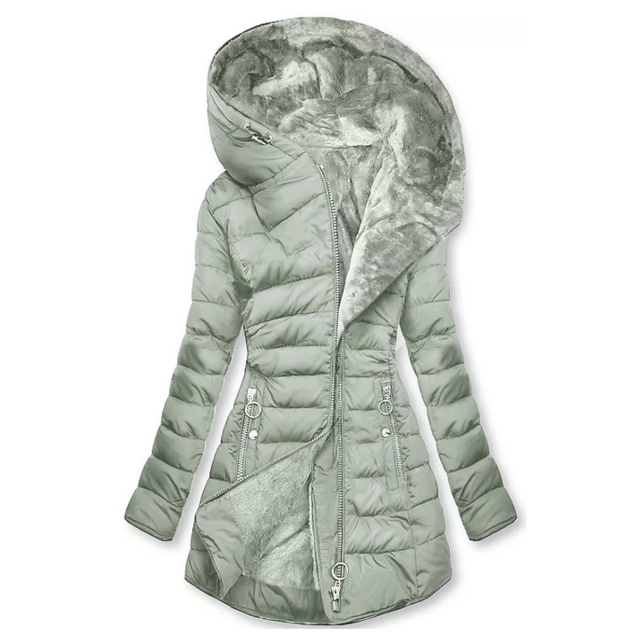 Alessina™ | Cappotto imbottito impermeabile con cappuccio
