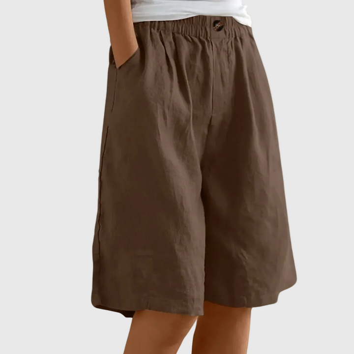 ATELIER | Pantaloni Corti Ampi con Vita Elastica Ella