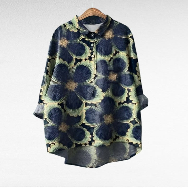 Camille | Elegante Blusa de Verano de Lino