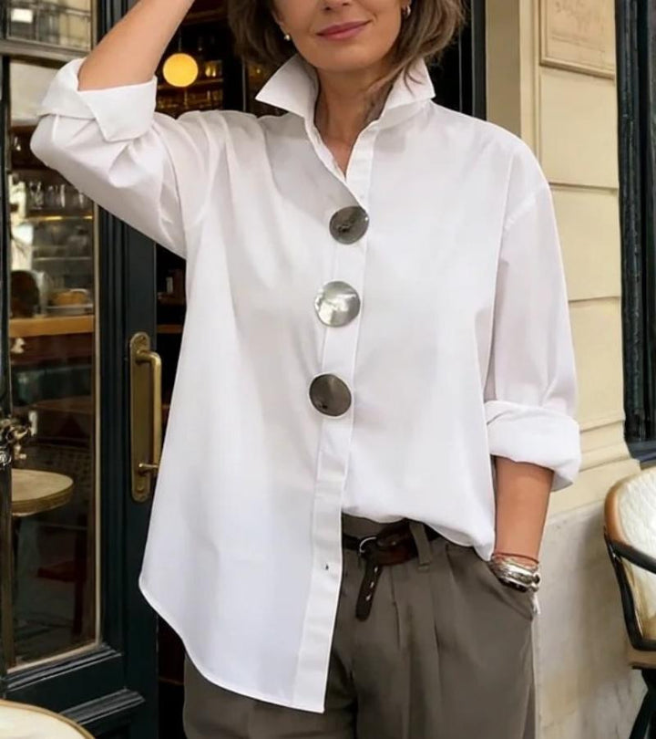 Grazia | La blusa mezza stagione dalle finiture raffinate