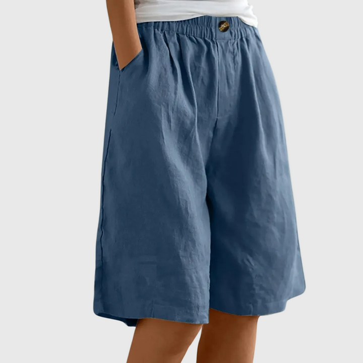 ATELIER | Pantaloni Corti Ampi con Vita Elastica Ella