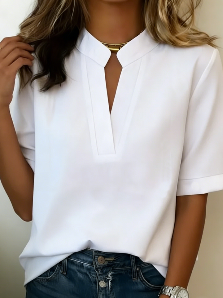 Élise | Blusa Elegante con Collo Raffinato