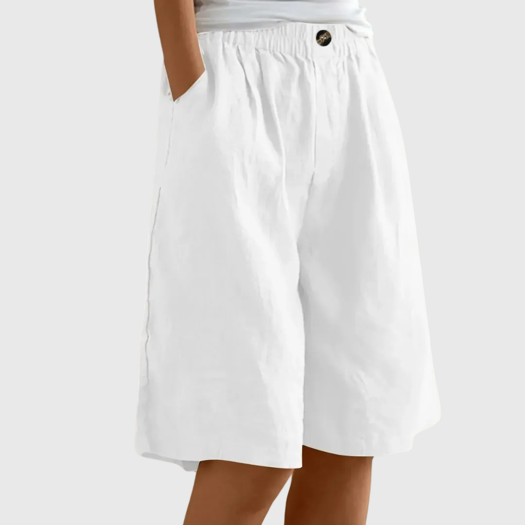 ATELIER | Pantaloni Corti Ampi con Vita Elastica Ella