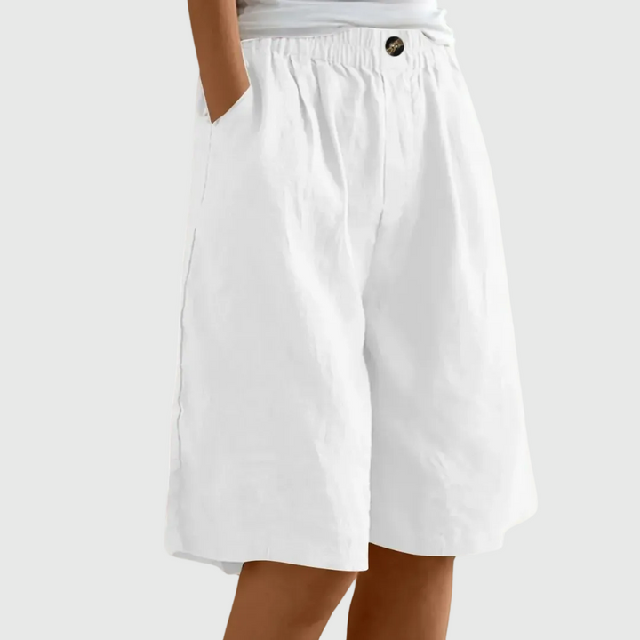 ATELIER | Pantaloni Corti Ampi con Vita Elastica Ella