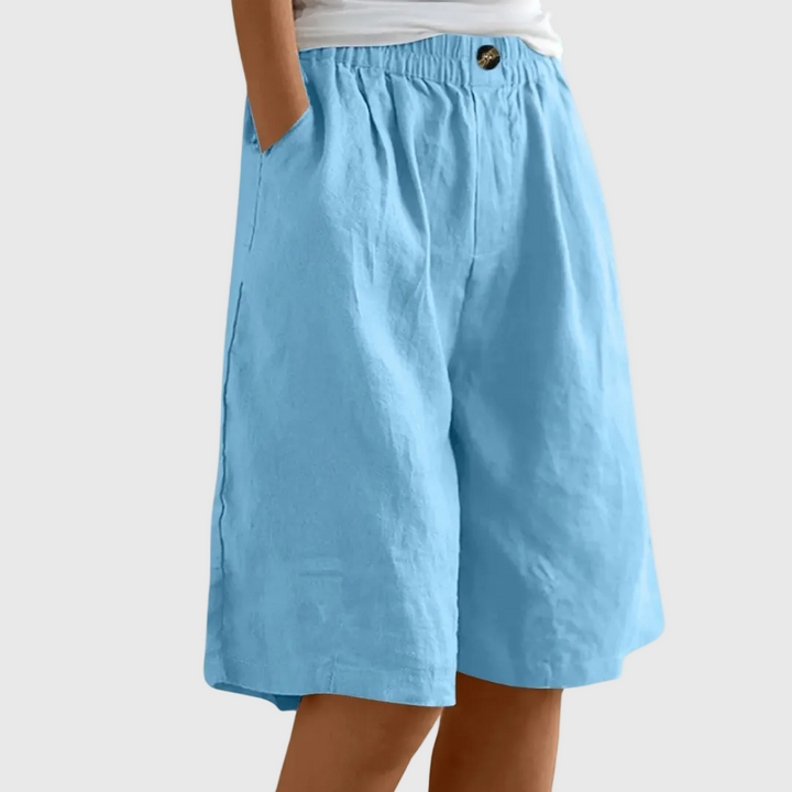 ATELIER | Pantaloni Corti Ampi con Vita Elastica Ella