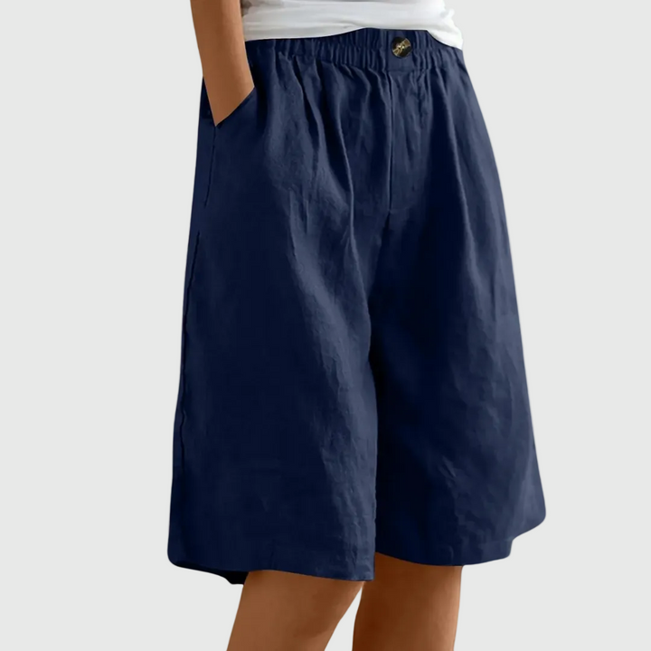 ATELIER | Pantaloni Corti Ampi con Vita Elastica Ella