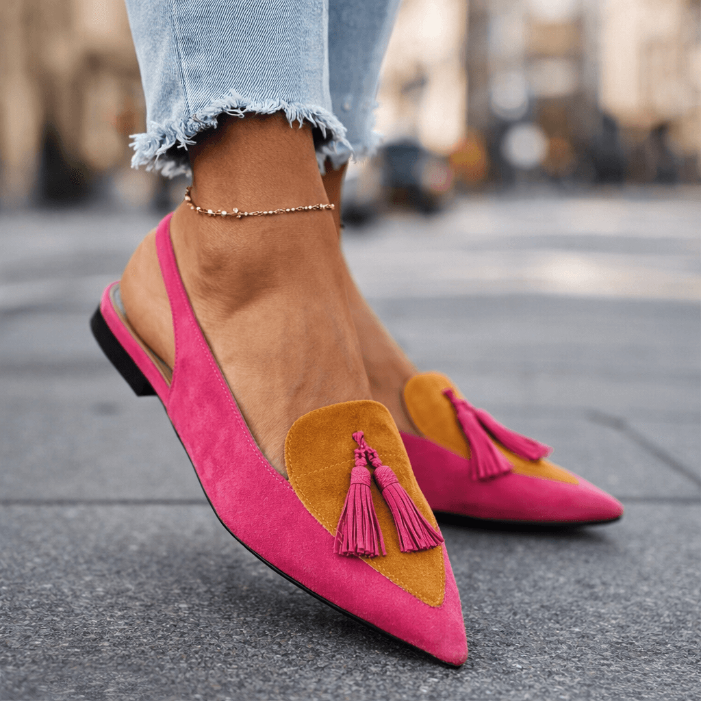 Eliza | Sandali con cinturini e nappine