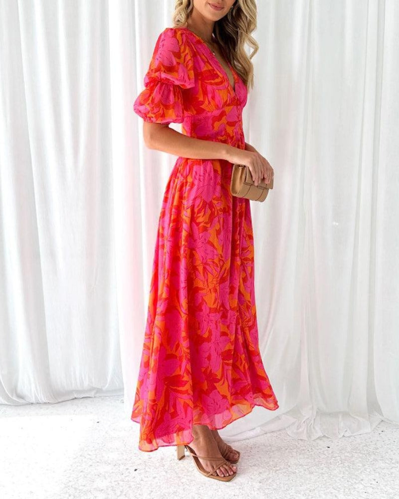 Claire | Abito Maxi Splendore Solare