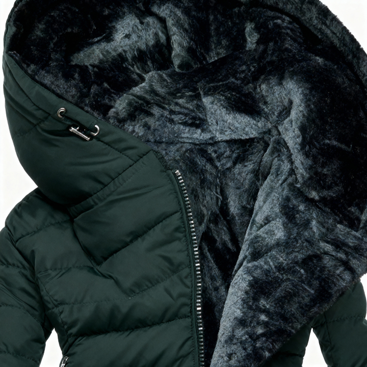 Alessina™ | Cappotto imbottito impermeabile con cappuccio