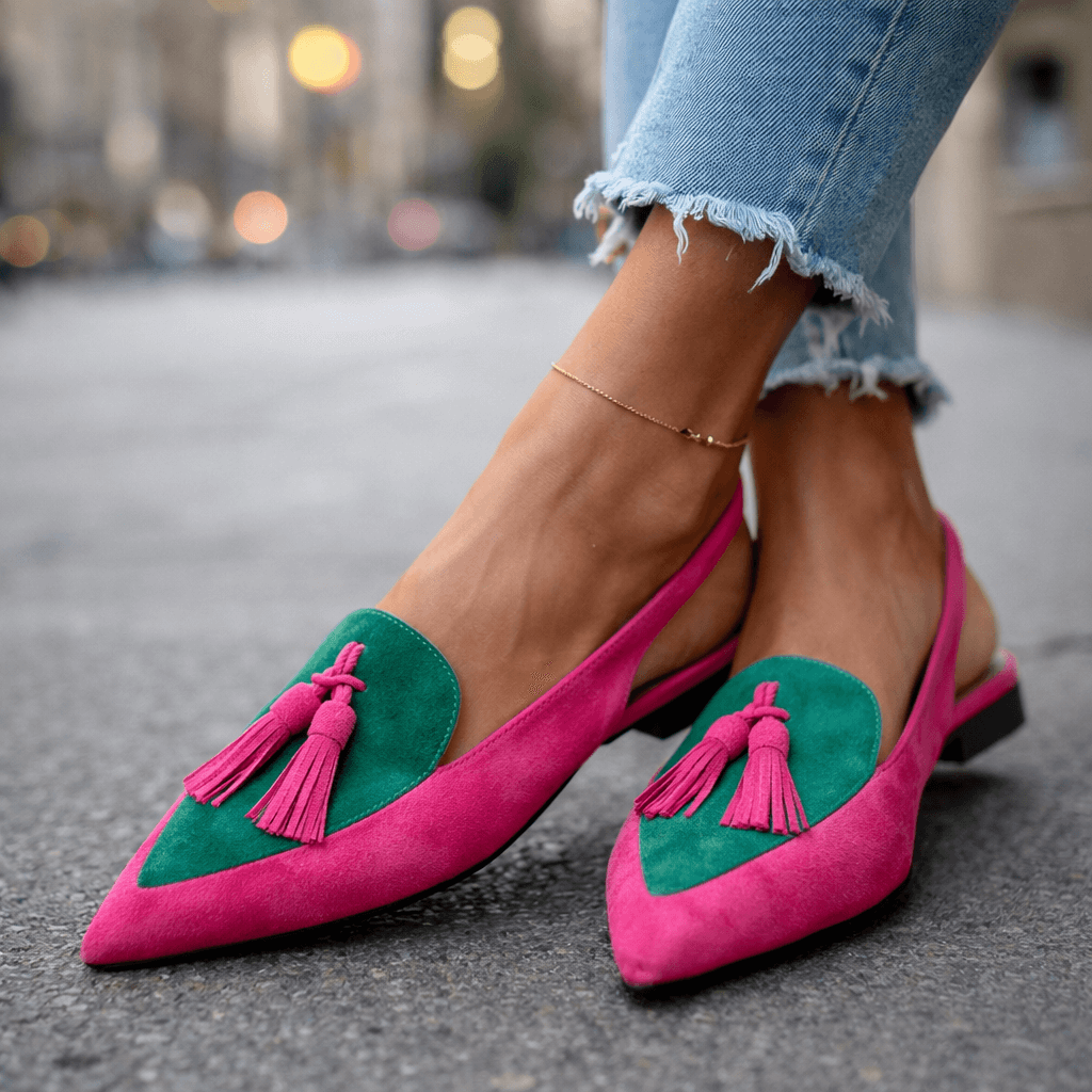 Eliza | Sandali con cinturini e nappine