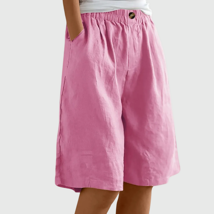 ATELIER | Pantaloni Corti Ampi con Vita Elastica Ella