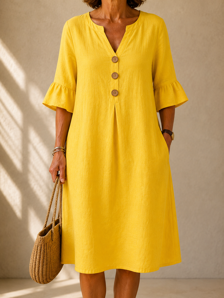 Atelier™  | Abito Buttoned Ampio Aveline