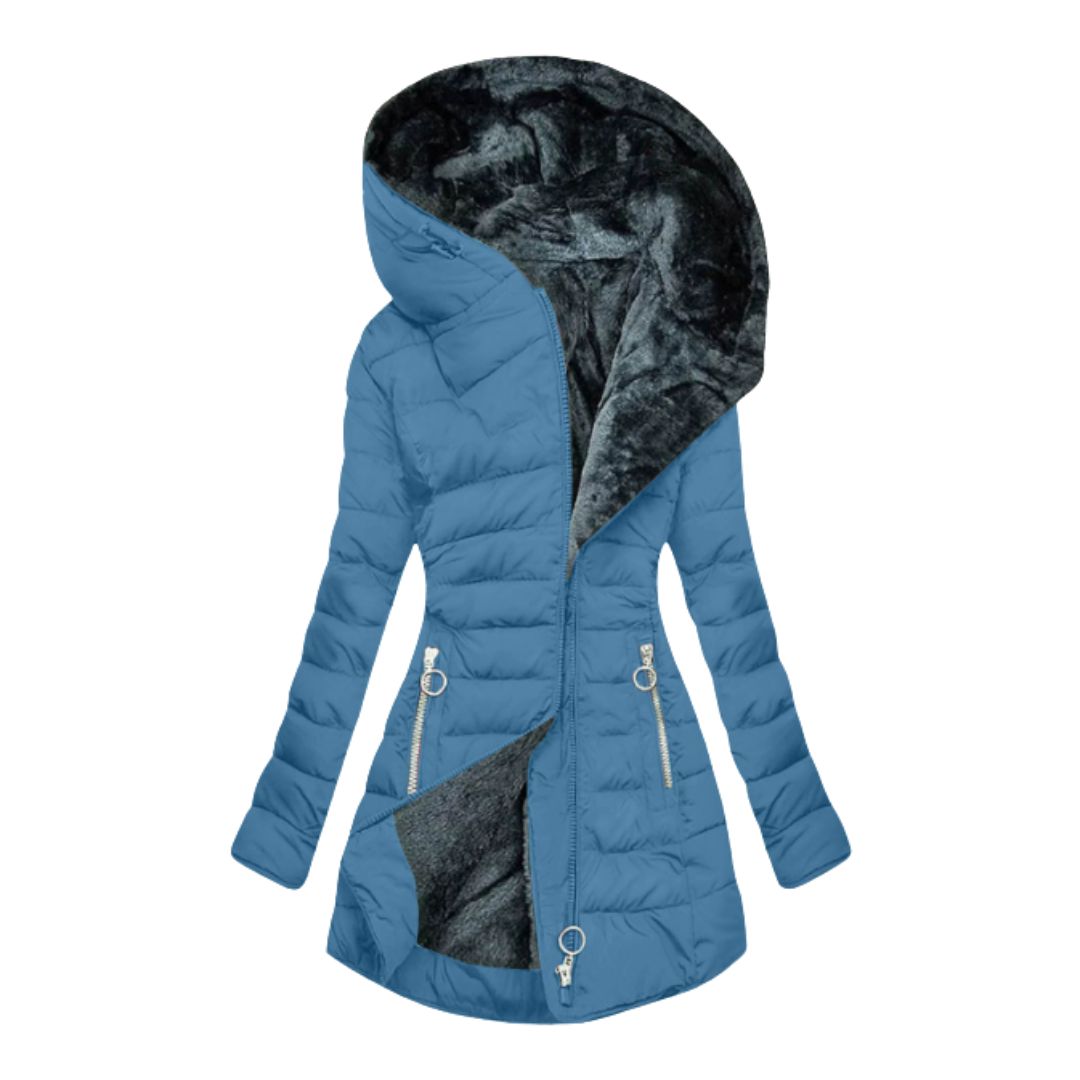 Alessina™ | Cappotto imbottito impermeabile con cappuccio