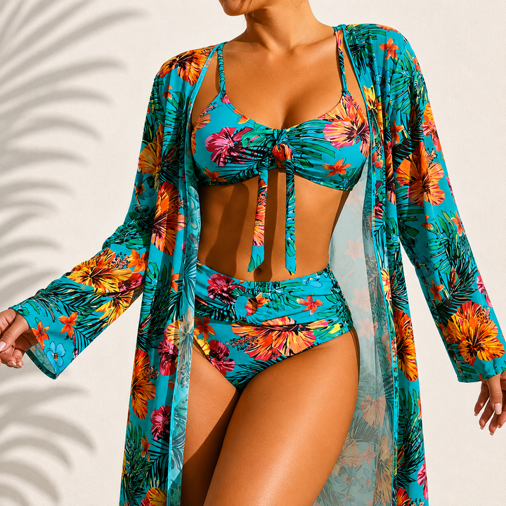 ATELIER | Bikini 3 Pezzi Elegante Tropicale Marie
