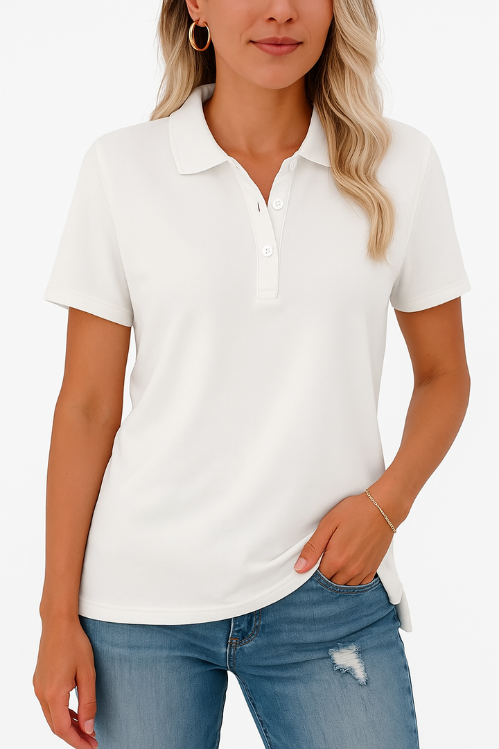 Julia™ | Polo Traspirante dallo Stile Elegante