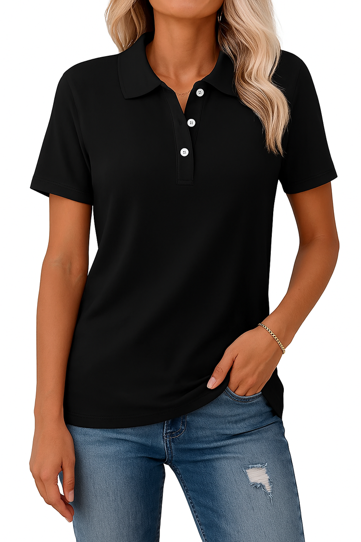 Julia™ | Polo Traspirante dallo Stile Elegante