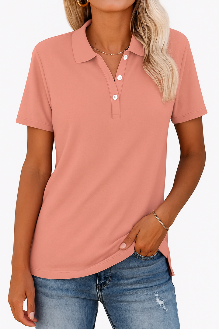Julia™ | Polo Traspirante dallo Stile Elegante