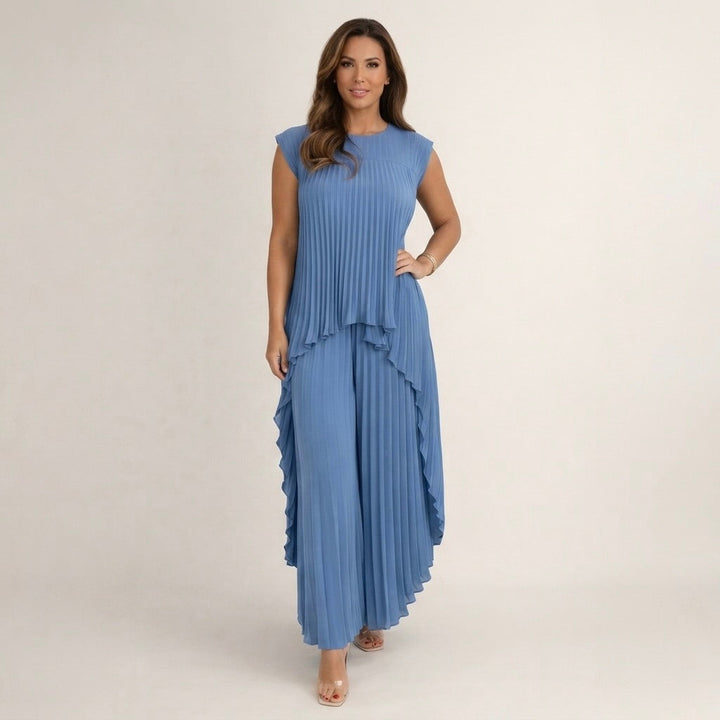 Halina | Elegantní plisovaný komplet