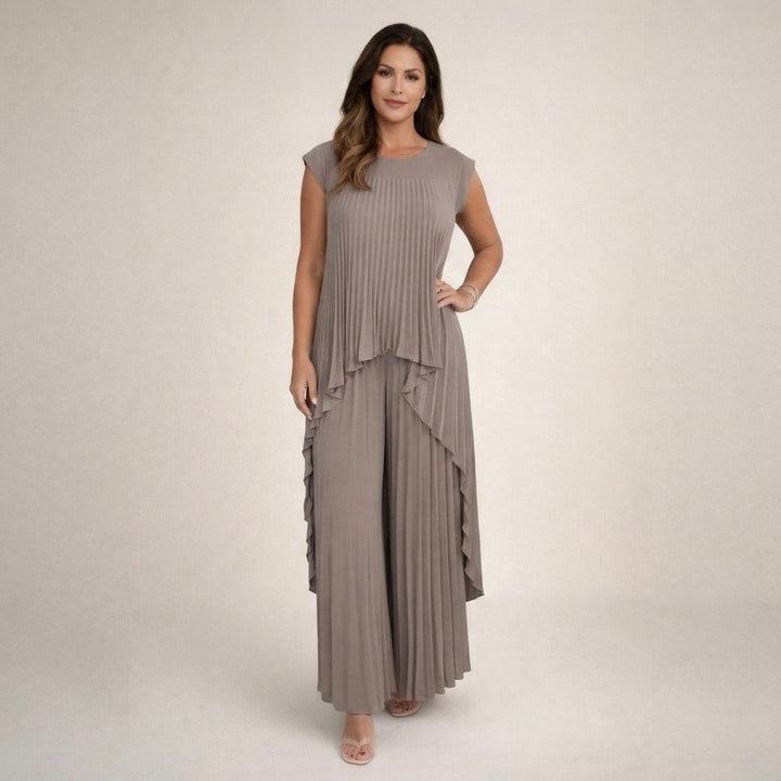 Halina | Elegantní plisovaný komplet