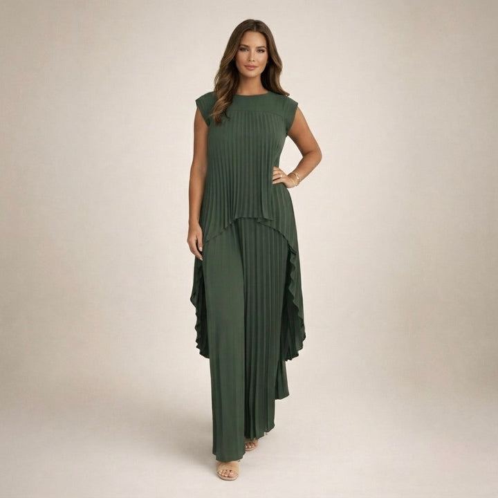 Halina | Elegantní plisovaný komplet