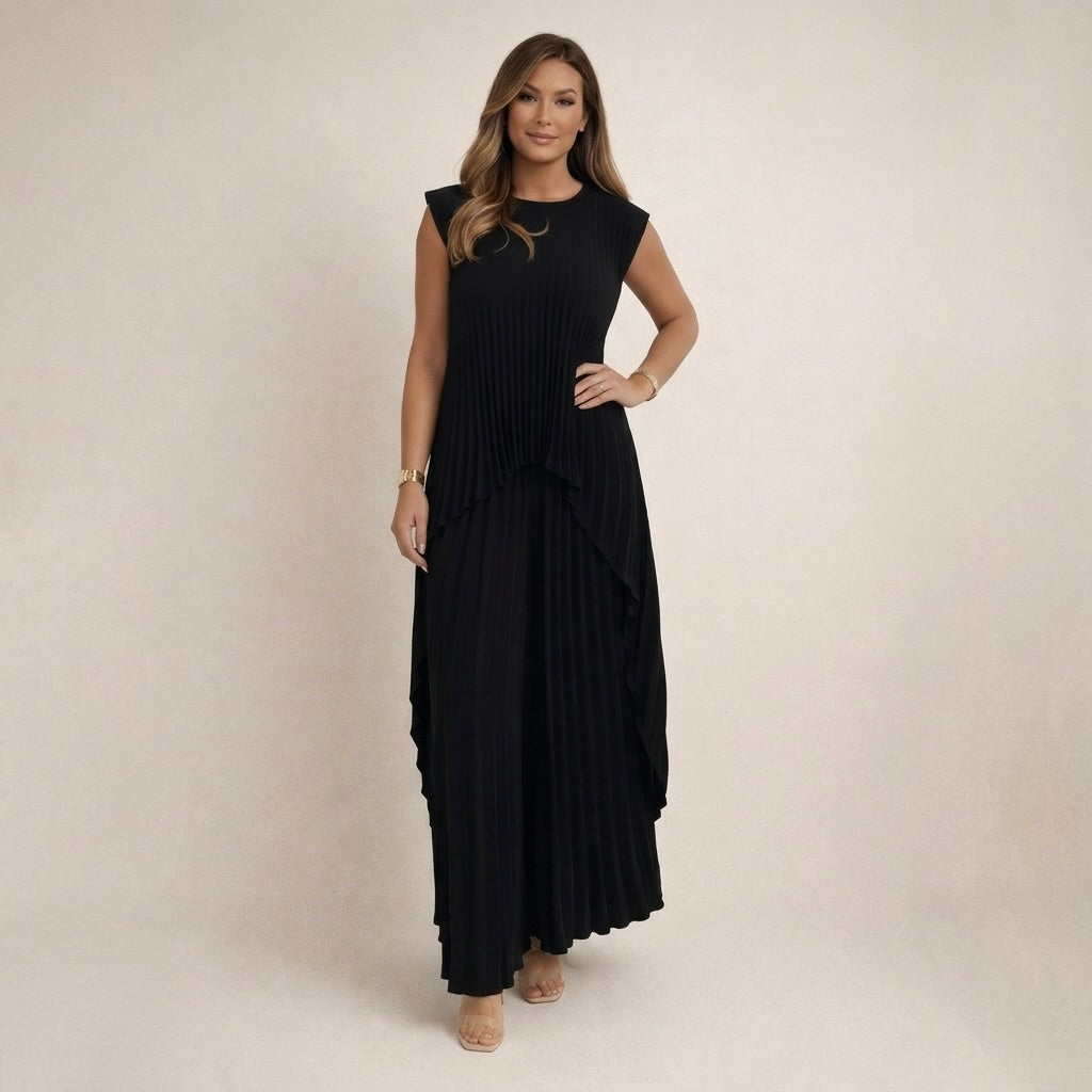 Halina | Elegantní plisovaný komplet