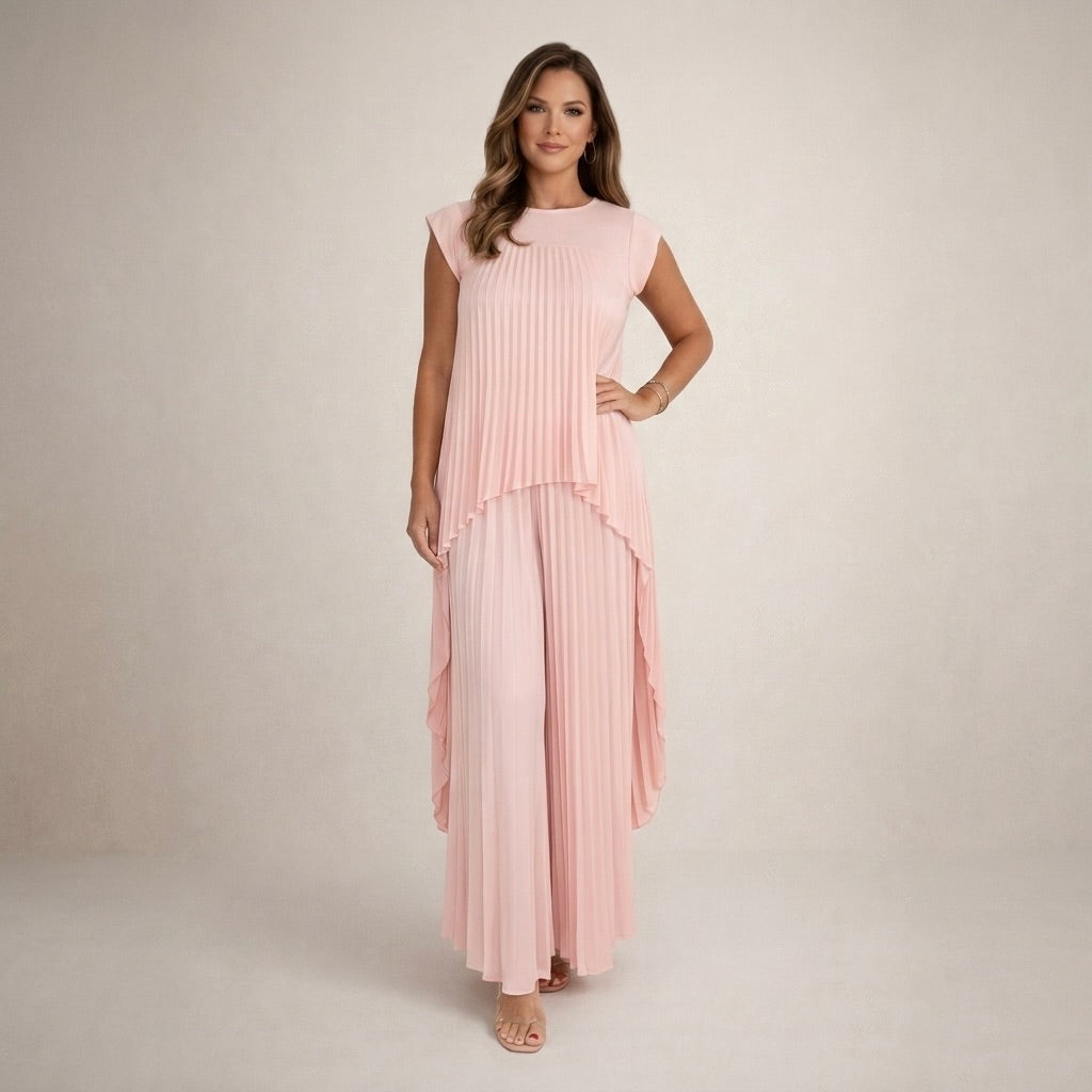 Halina | Elegantní plisovaný komplet