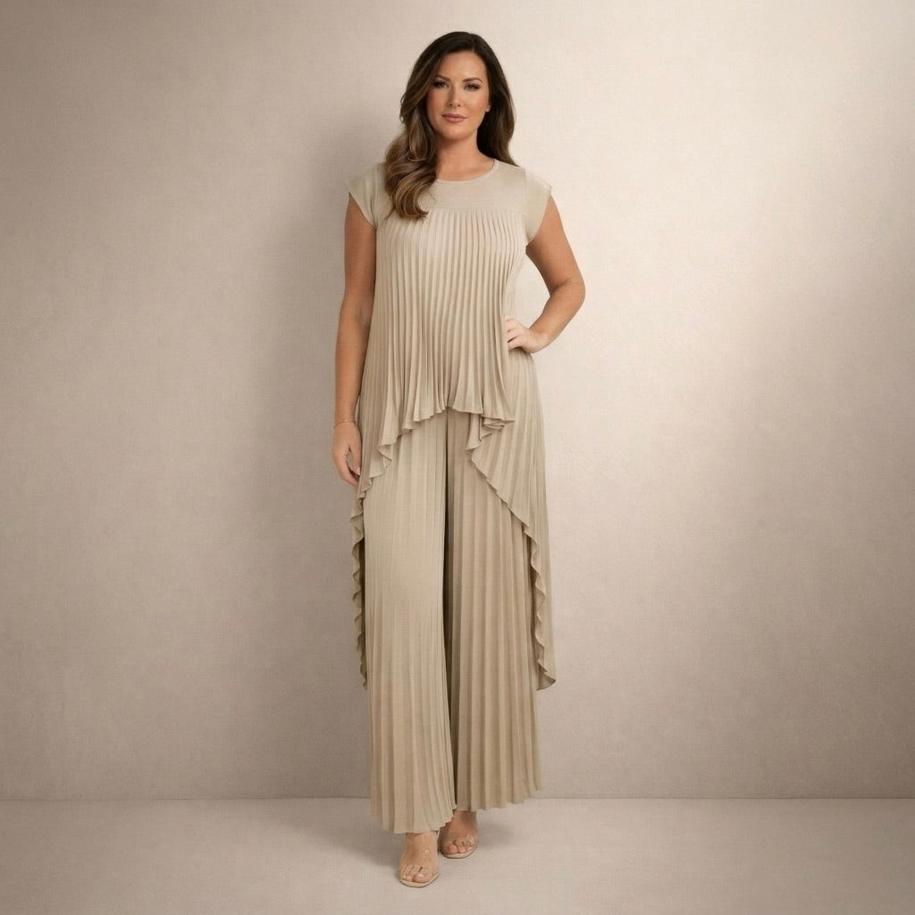 Halina | Elegantní plisovaný komplet