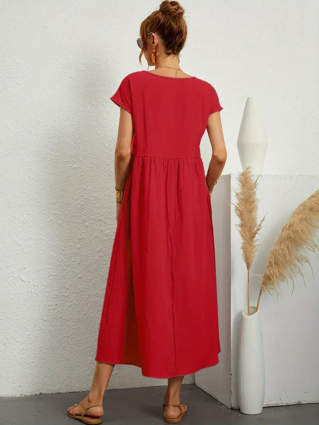 Gabrielle™ | Abito Midi Fluido Eleganza Senza Tempo