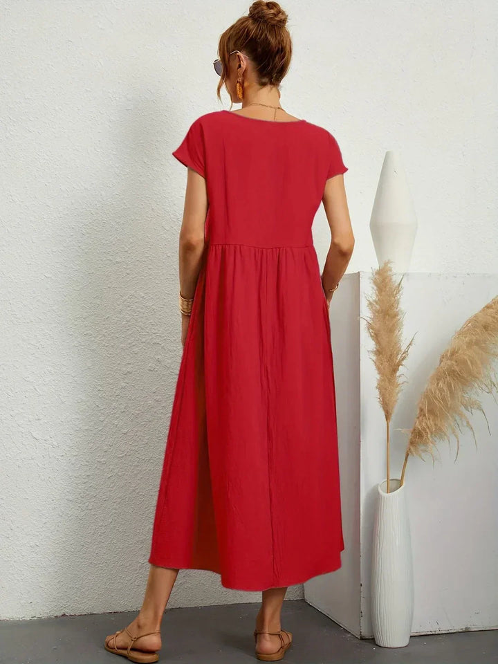 Gabrielle™ | Abito Midi Fluido Eleganza Senza Tempo