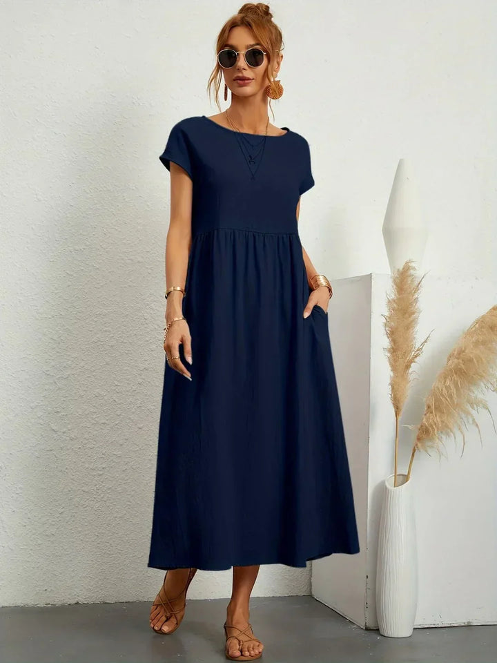 Gabrielle™ | Abito Midi Fluido Eleganza Senza Tempo