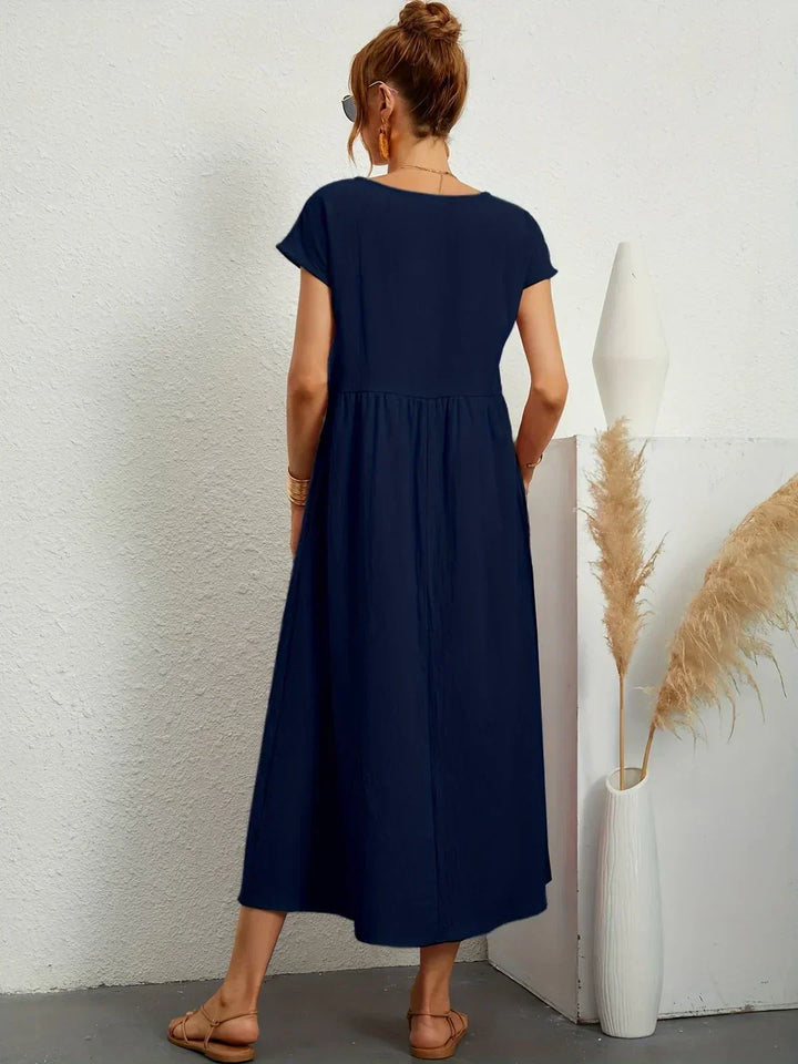 Gabrielle™ | Abito Midi Fluido Eleganza Senza Tempo