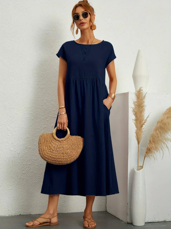 Gabrielle™ | Abito Midi Fluido Eleganza Senza Tempo