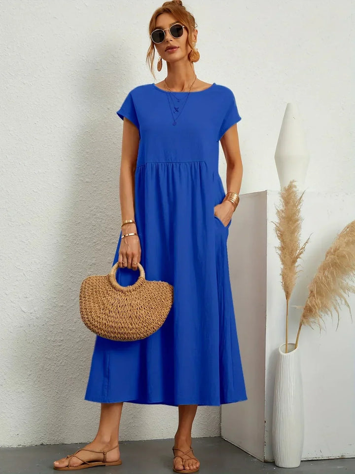 Gabrielle™ | Abito Midi Fluido Eleganza Senza Tempo