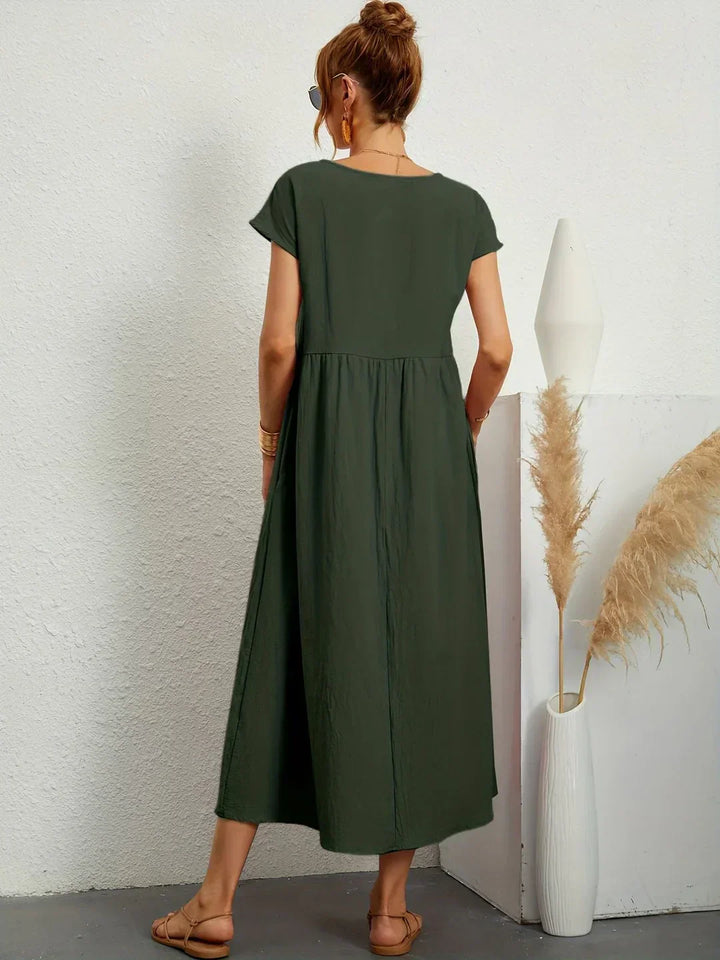 Gabrielle™ | Abito Midi Fluido Eleganza Senza Tempo