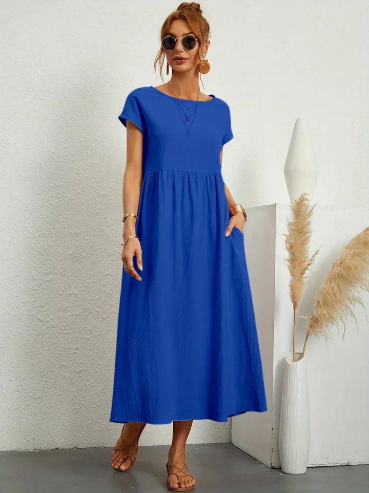 Gabrielle™ | Abito Midi Fluido Eleganza Senza Tempo