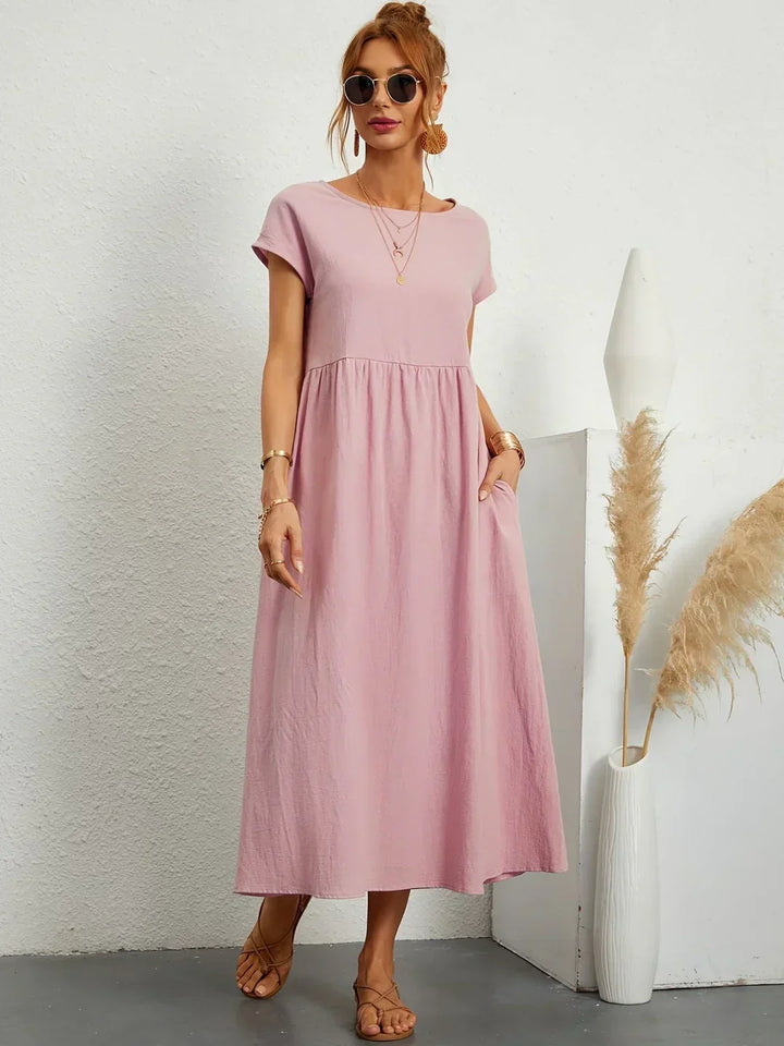 Gabrielle™ | Abito Midi Fluido Eleganza Senza Tempo