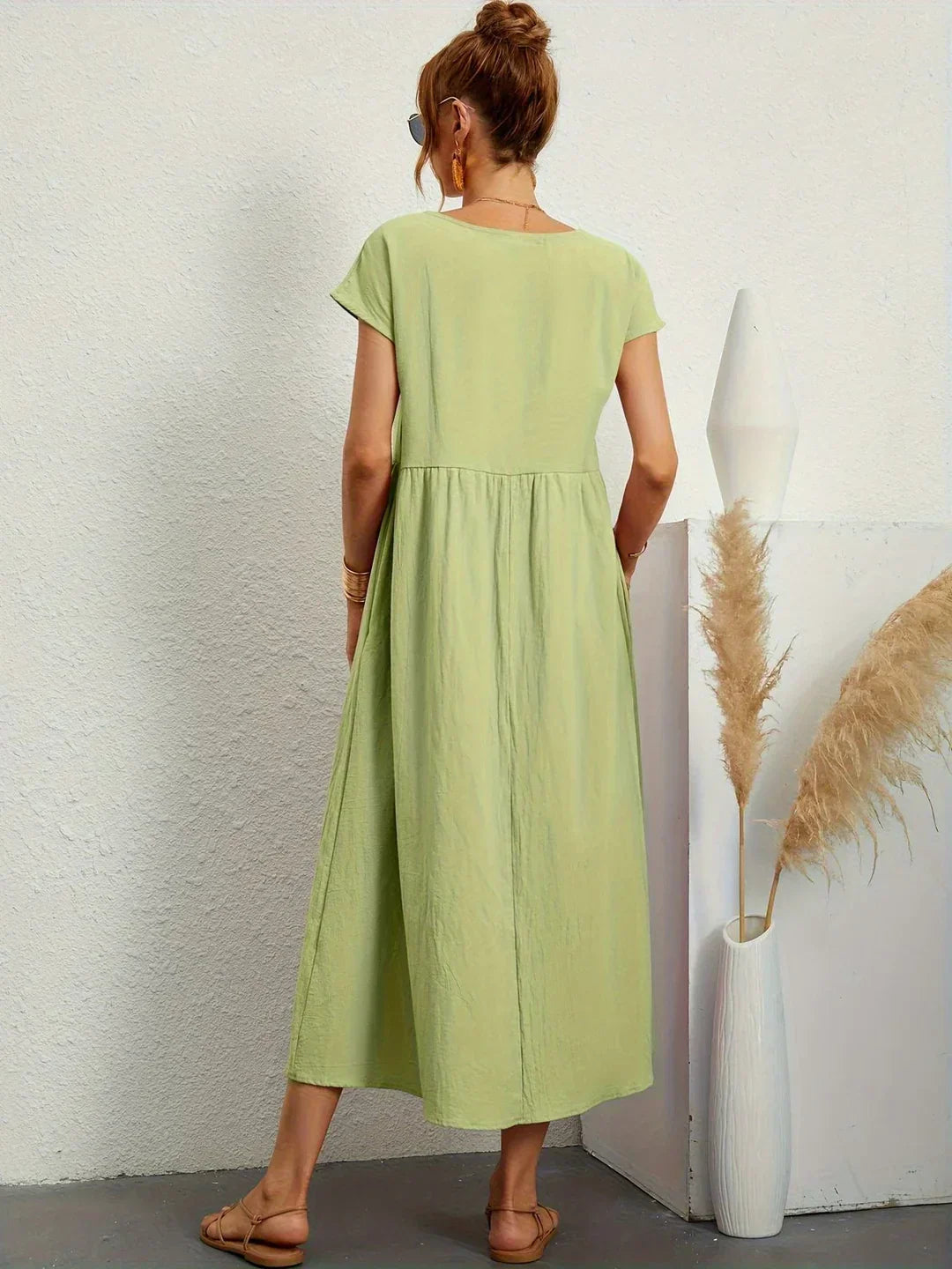 Gabrielle™ | Abito Midi Fluido Eleganza Senza Tempo