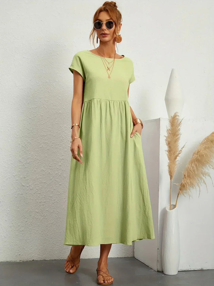 Gabrielle™ | Abito Midi Fluido Eleganza Senza Tempo