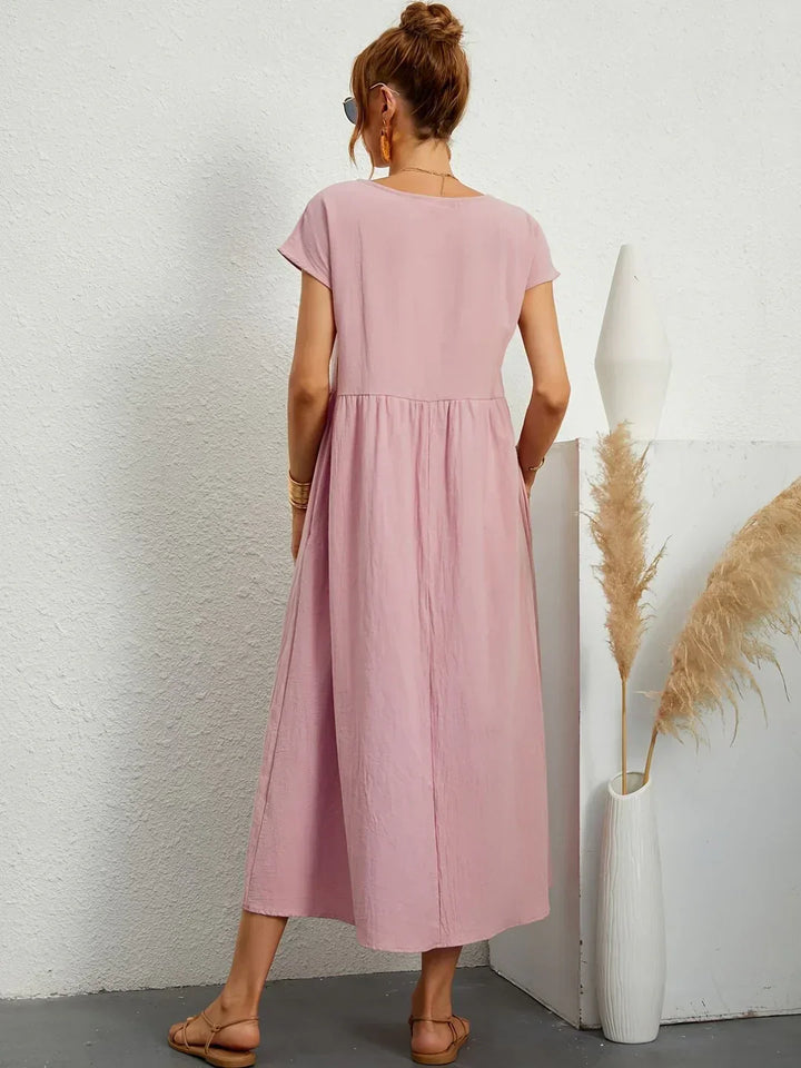 Gabrielle™ | Abito Midi Fluido Eleganza Senza Tempo