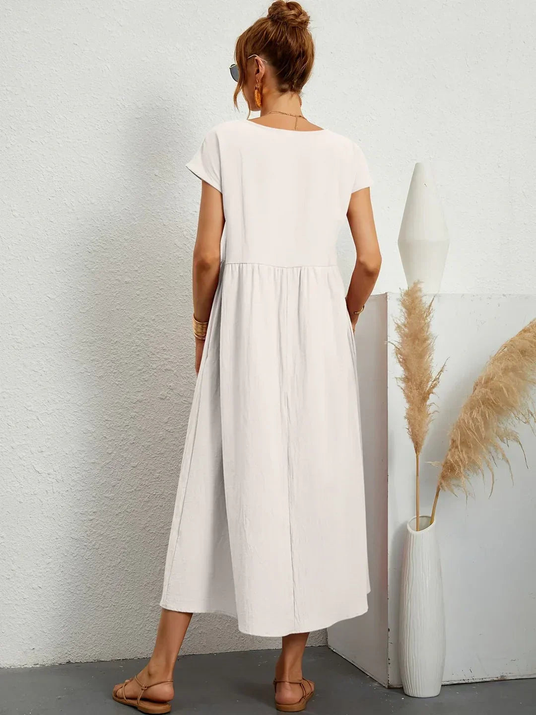 Gabrielle™ | Abito Midi Fluido Eleganza Senza Tempo