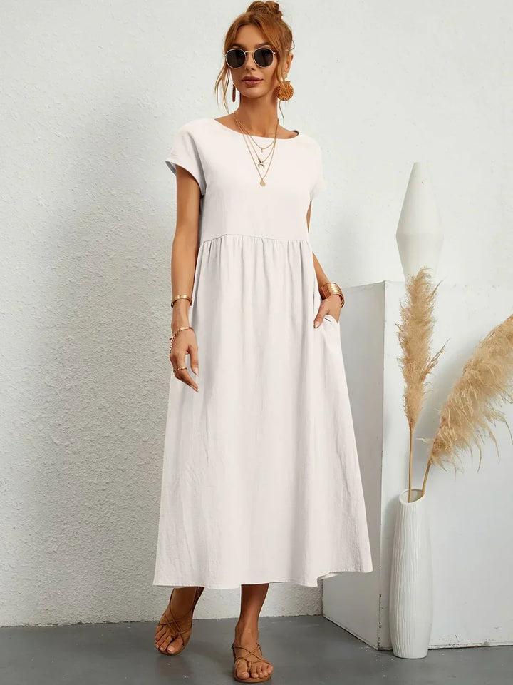 Gabrielle™ | Abito Midi Fluido Eleganza Senza Tempo