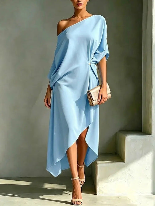 Camila – Abito elegante asimmetrico