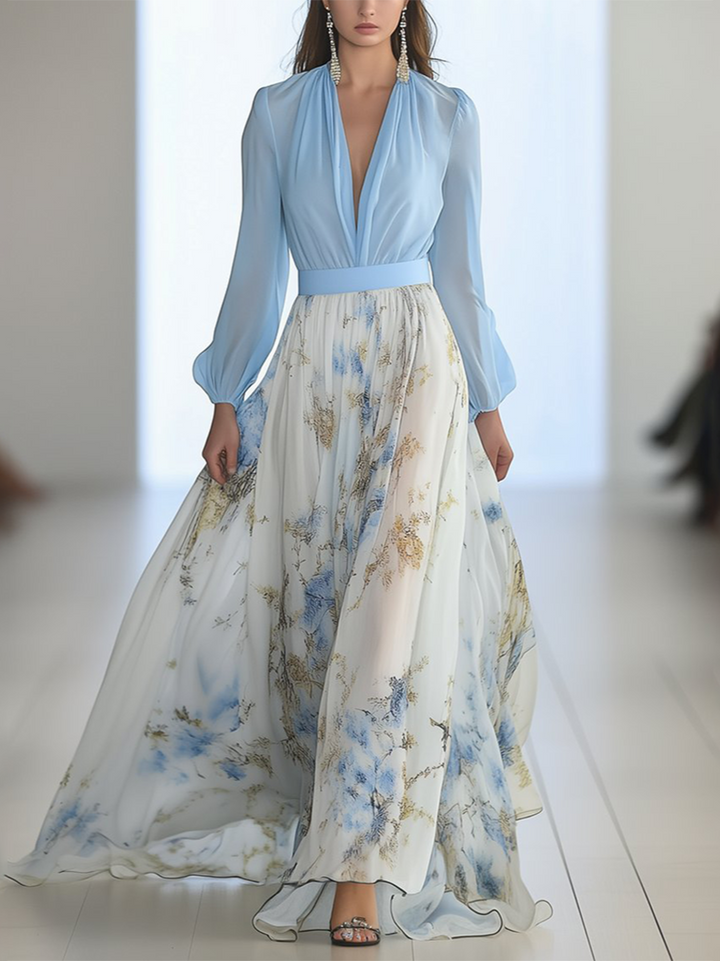 Robe Maxi Fiori Pénélope | Eleganza Eterna