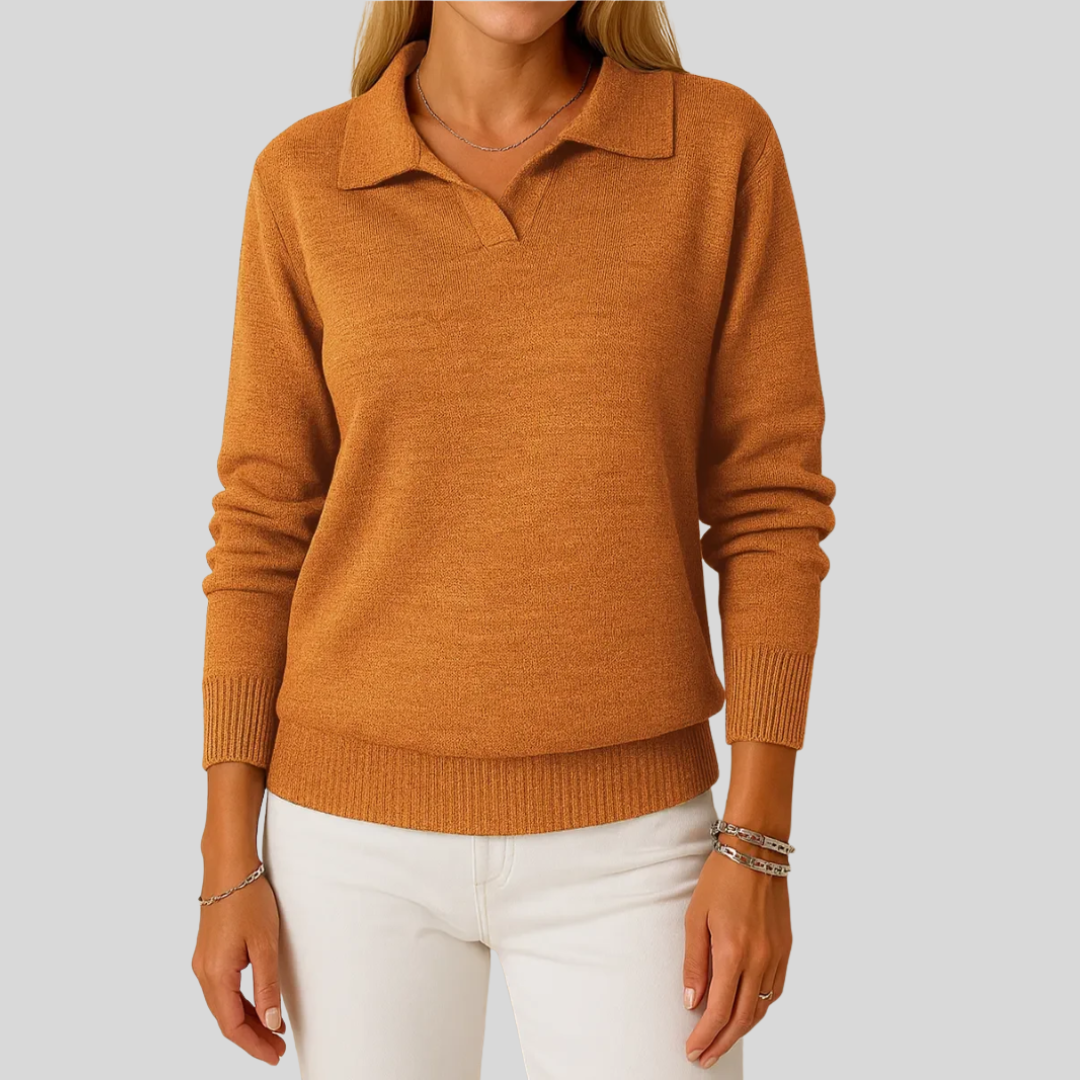 Mara | Maglia con Colletto Elegante